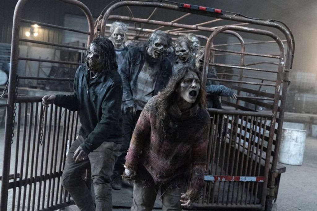 Un troupeau de zombies